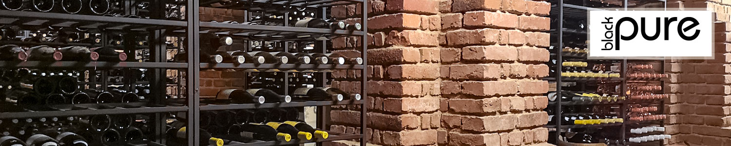�tag�res � vin en m�tal - BLACK PURE