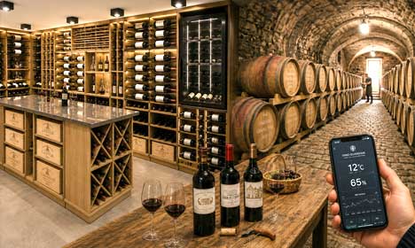 Le bon taux d'humidit� dans la cave � vin