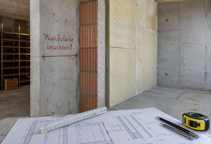Épaisseur de mur pour un appareil de climatisation traversant