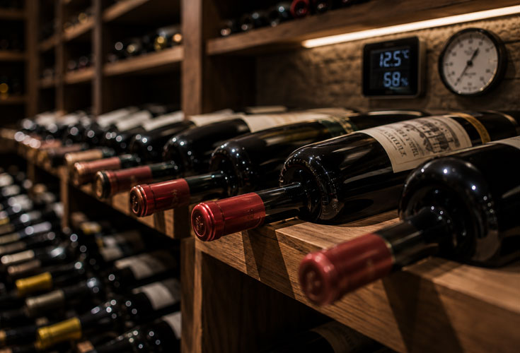 Conditions de conservation optimales dans une cave à vin climatisée