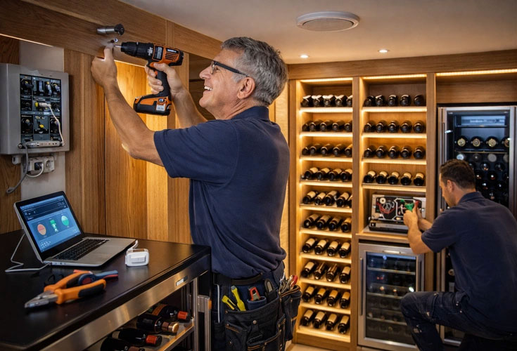 Installation professionnelle sur place