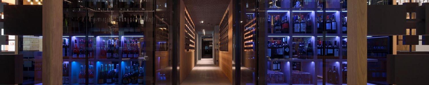 Espaces � vin climatis�s design et vitr�s