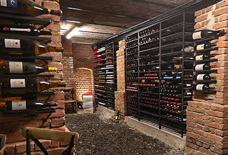 Am�nagement de cave � vin BLACK PURE