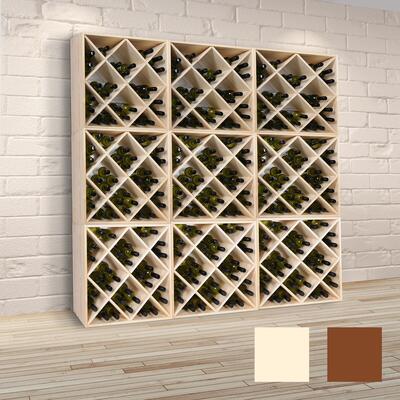 Photo du produit '�tag�re � vin LOSANGE, en bois de pin'