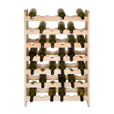 Photo du produit '�tag�re � vin OPTIPLUS mod�le 1, pin naturel'