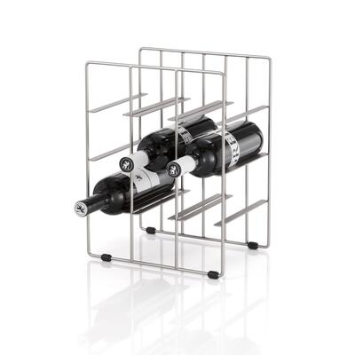 Photo du produit '�tag�re � vin PILARE basse, acier satin�'