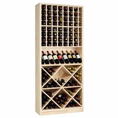 Photo du produit '�tag�re � vin PRESTIGE 3, ch�ne massif nature'