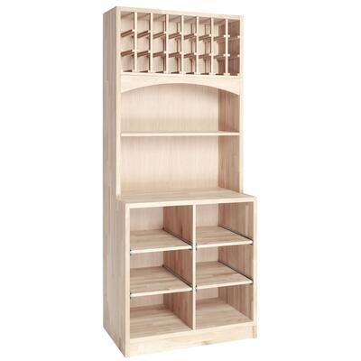 Photo du produit '�tag�re � vin PRESTIGE 6, ch�ne massif nature'