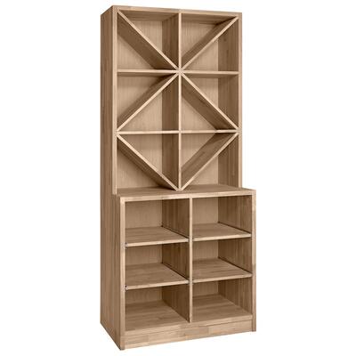 Photo du produit '�tag�re � vin PRESTIGE 7, ch�ne massif teint�'