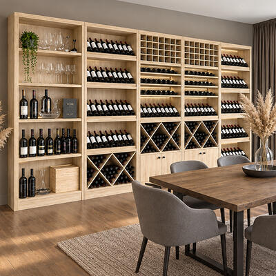 Photo du produit '�tag�re � vin PRESTIGE NOVO bois de ch�ne nature'