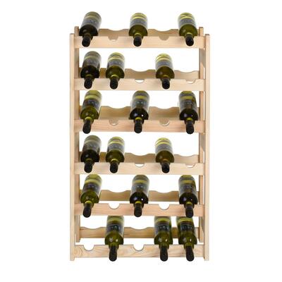 Photo du produit '�tag�re � vin SIMPLEX, mod�le 2, en bois non trait�'
