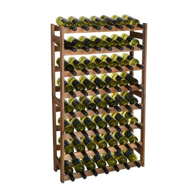 Photo du produit '�tag�re � vin SIMPLEX modele 3 en bois teint�'