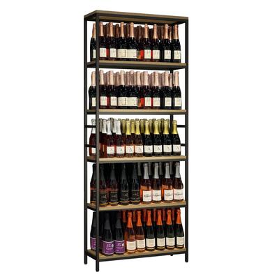 Photo du produit '�tag�re de stockage en m�tal et bois Black Pure WOOD Mod�le 1'