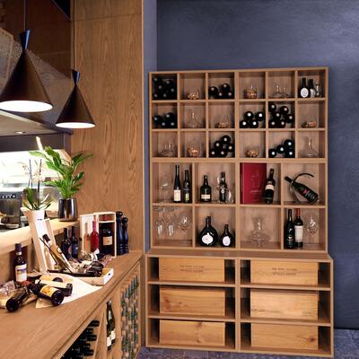 Photo du produit 'Module en croix � X �, finition ch�ne rustique'