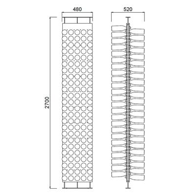 Photo du produit 'L'�tag�re � vin LUCIDA, en mati�re acrylique'