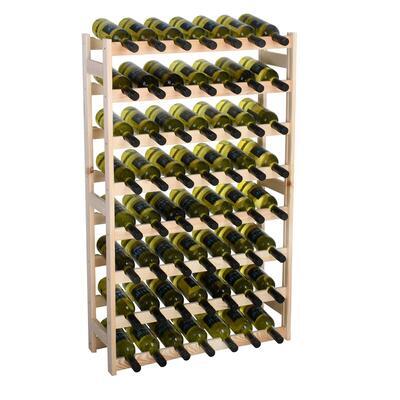 Photo du produit '�tag�re � vin SIMPLEX mod�le 3 en bois non trait�'
