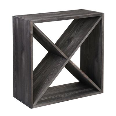 Photo du produit '�tag�re � vin CUBE X 52, en pin de teinte brune'