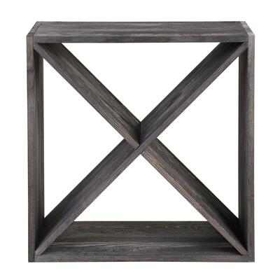 Photo du produit '�tag�re � vin CUBE X 52, en pin de teinte brune'