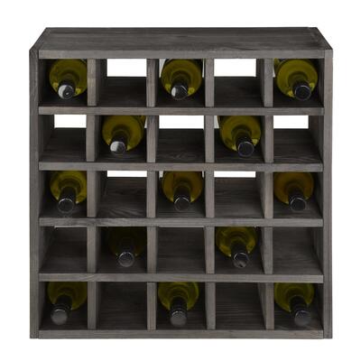Photo du produit '�tag�re � vin CASIERS 52, en pin de teinte brune'