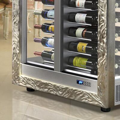 Photo du produit 'R�frig�rateur � vin d'exception TECA VINO, cadre argent�'