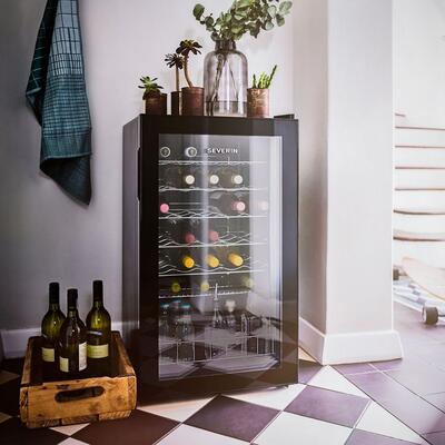 Photo du produit 'Armoire de mise en temp�rature des vins GLACE pour 33 bouteilles'
