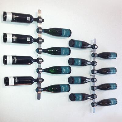 Photo du produit '�tag�re � vin CADENA, en acier inoxydable satin�'