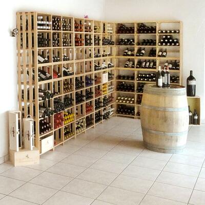 Photo du produit 'Syst�me modulable CAVEAUSTAR en bois de sapin suisse'