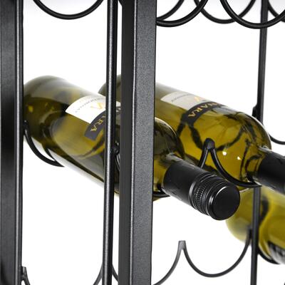 Photo du produit '�tag�re � vin RUSTIKO, en m�tal, pour 36 btl.'