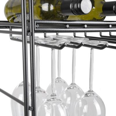 Photo du produit 'Syst�me d'�tag�res � vin LA CAVE en m�tal, H170 cm'