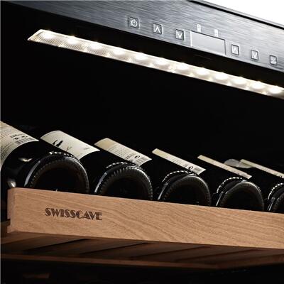 Photo du produit 'Cave � vin � deux zones WLB-460DFLD-Mix, 172cm, 124-163 bt.'