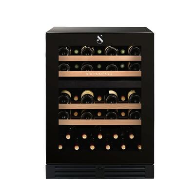 Photo du produit 'Cave � vin � deux zones WLB-160DF, 82cm, 45 bouteilles'