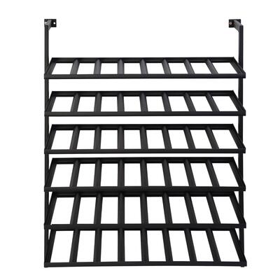 Photo du produit 'Etag�re � vin murale en m�tal BLACK PURE H 100cm'