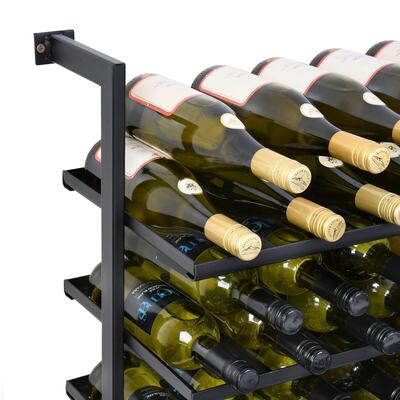 Photo du produit 'Etag�re � vin murale en m�tal BLACK PURE H 100cm'