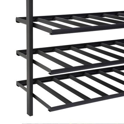Photo du produit 'Etag�re � vin murale en m�tal BLACK PURE H 100cm'