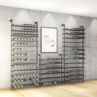 Photo du produit 'Etag�re � vin murale en m�tal BLACK PURE H 200 cm'