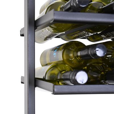 Photo du produit 'Etag�re � vin murale en m�tal BLACK PURE H 200 cm'