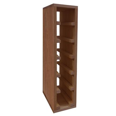 Photo du produit 'Casier � vin 60 cm, module �troit pour 6 bouteilles, teint� brun'