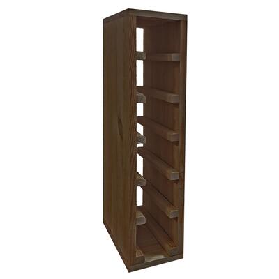 Photo du produit 'Casier � vin 60 cm, module �troit pour 6 bouteilles, teint� brun'