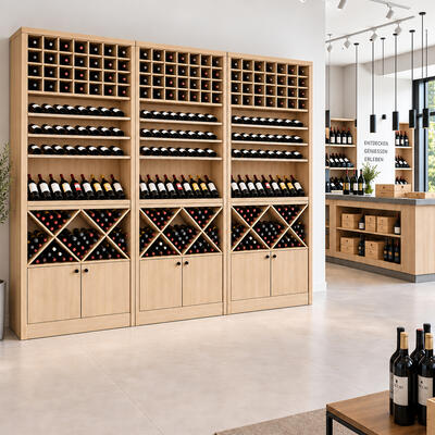 Photo du produit '�tag�re � vin PRESTIGE NOVO bois de ch�ne nature'