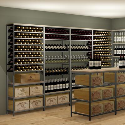 Photo du produit '�tag�re de stockage m�tal-bois Black Pure WOOD'