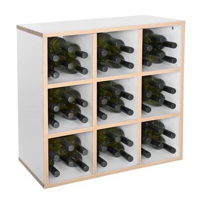 Photo du produit 'Module � 9 compartiments, blanc alpin avec bordure nature'