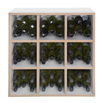 Photo du produit 'Module � 9 compartiments, blanc alpin avec bordure nature'