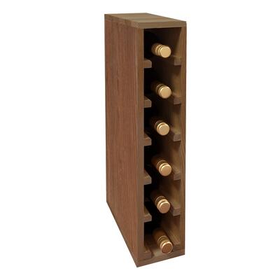 Photo du produit 'Casier � vin 60 cm, module �troit pour 6 bouteilles, teint� brun'