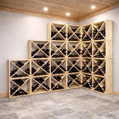 Photo du produit 'Casier � vin X-CUBE 48, en pin naturel'