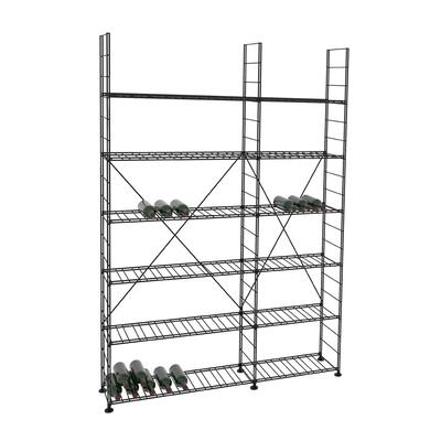 Photo du produit 'Etag�re � vin LA CAVE, H 220 x L 153 cm, 12 tablettes'