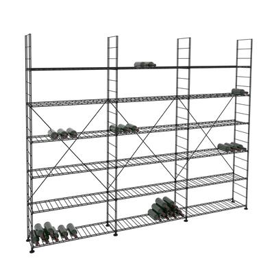 Photo du produit 'Etag�re � vin LA CAVE, H 220 x L 273 cm, 18 tablettes'