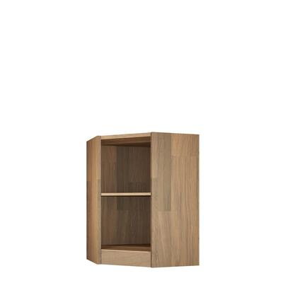 Photo du produit 'Etag�re � vin PRESTIGE, module d'angle bas, ch�ne massif teint�'