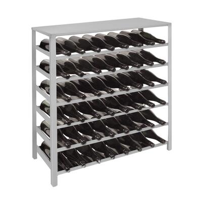 Photo du produit 'Etag�re � vin en m�tal argent� BLACK PURE mod�le 11'
