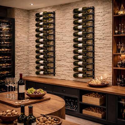Photo du produit 'Etag�re � vin murale DUO � rev�tement en poudre'