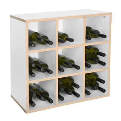 Photo du produit 'Module � 9 compartiments, blanc alpin avec bordure nature'